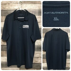 Port Authority Usps Seattle Polo Shirt Men’s XL Navy Blue Performance